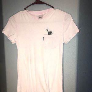 RIPNDIP pink statue of liberty shirt